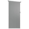 Vidaxl Szopa Ogrodowa, Szara, 180,5X97X209,5 Cm, Stal