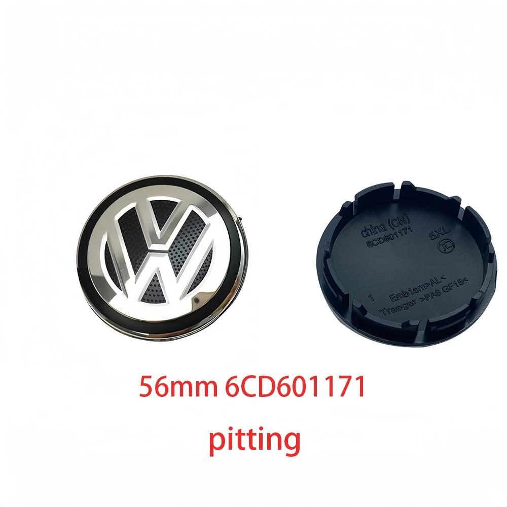 For Volkswagen VW 4pcs 55mm 56mm 65mm 70mm Car Styling Wheel Center Cap Hub Covers Badge Accessories For VW Volkswagen 3B7601171 1J0601171