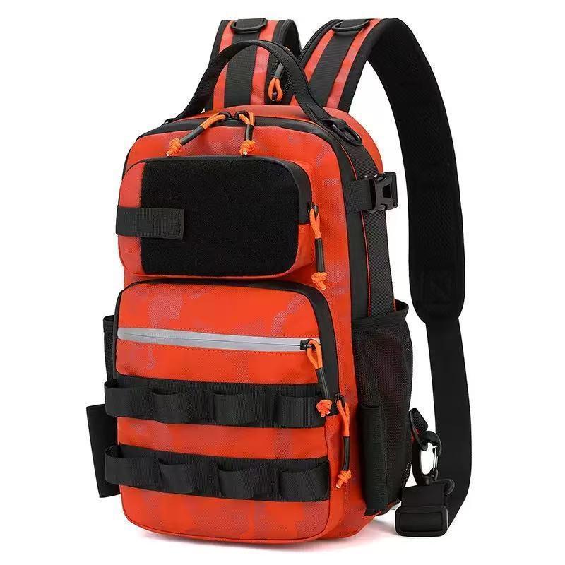 

A1R Fishing Gear Backpack: Waterproof, Multifunctional, Large-Capacity Crossbody and Chest Bag.