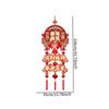 Zodiac Lunar New Year Pendant Elegant Tassel Hanging Decoration for Door Home Festive Decor 2026