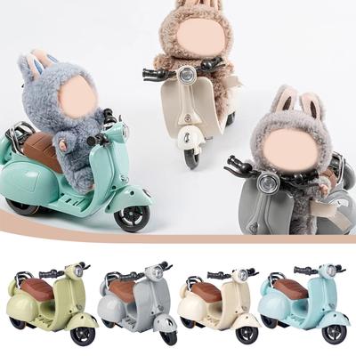Miniature Stunt Motorcycle Toy Car 360 Rotation Swing Doll Accessories Pet Electric Motorcycle Model