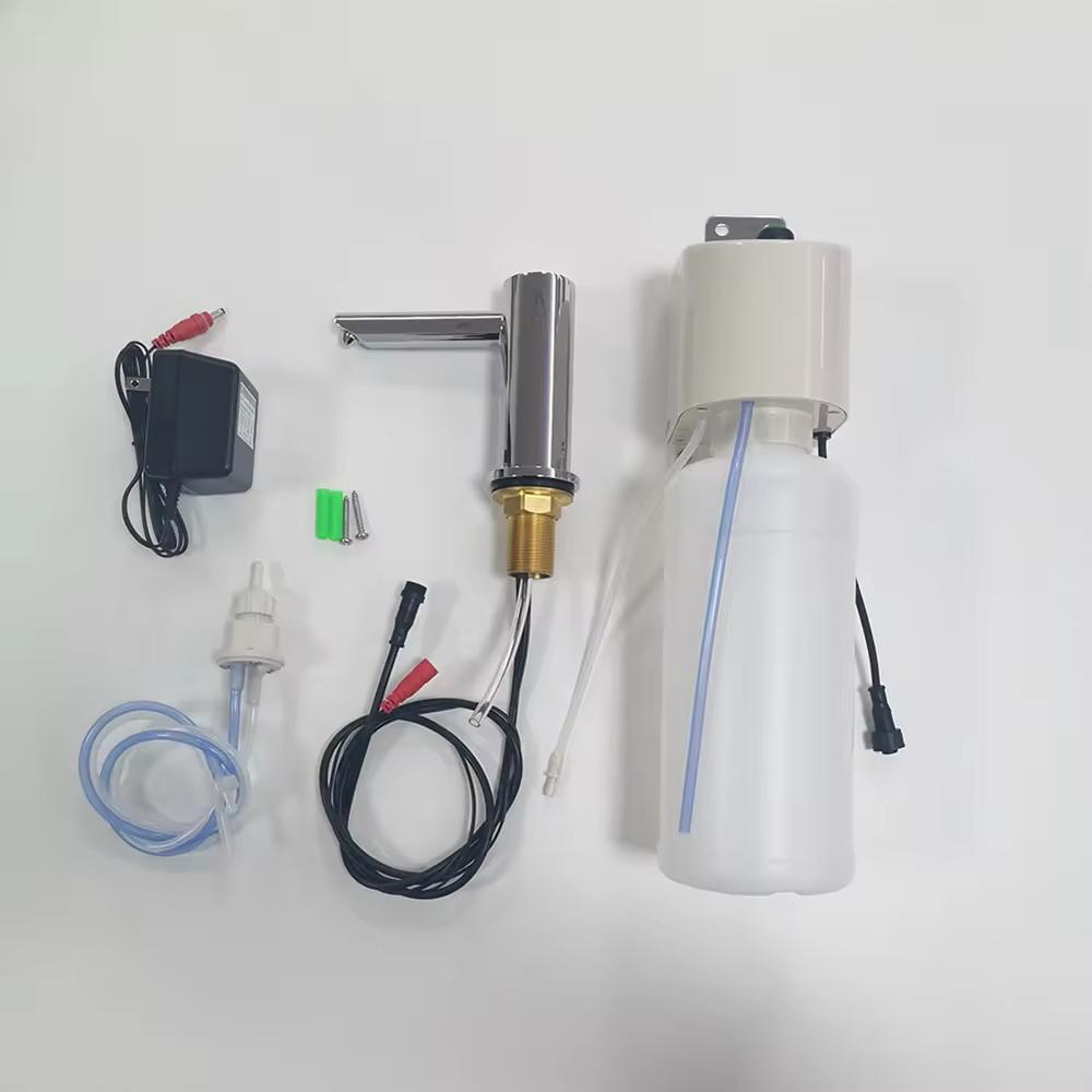 HLK New Automatic Sensor Soap Dispenser Touchless Liquid Foam Hand Sanitizer Machine for Hotel Bathroom Direct r