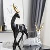Modern Minimalist Resin Deer Figurine Decor Office Desk Living Room Entryway TV Cabinet Bookshelf Home Decoration