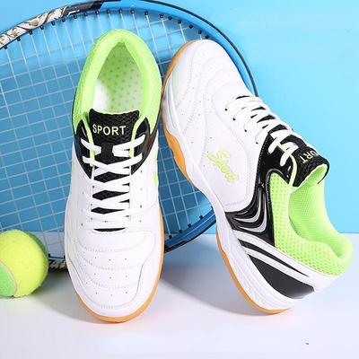 Unisex-Tennis-Sneaker aus Mikrofaser-Gummi mit weicher Unterseite, rutschfest, verschleißfest, Feder-Trainings-Sneaker