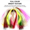 MNFT  11 Packs Crystal Flies decorating Tinsel Fly Tying/Jig Hook Lure Making Materials Holographic Flashabou DIY Bait Wing Tail