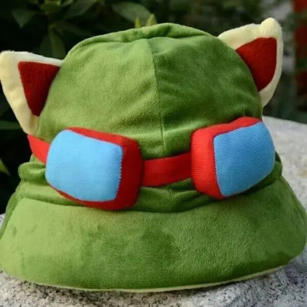 Kawaii Cartoon Headwear Timo Hat Girl s Anime Peripheral Plush Toys Adult Girl Fashionable Plush Toys Birthday Gift