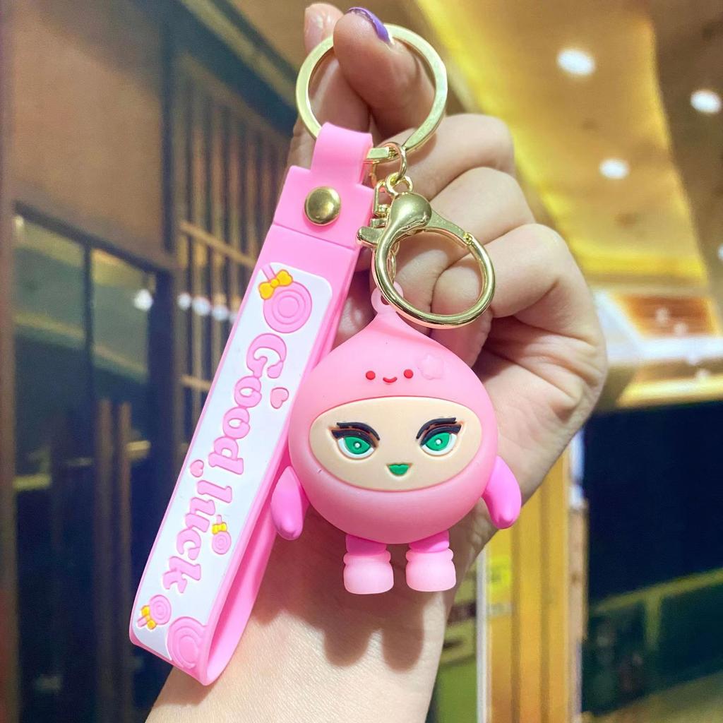Egg Boy Party Doll Pendant Exquisite Female Couple Keychain Car Doll Keychain Student Backpack Hanging Accessories