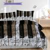 1PC Music, guitar Theme Bedding Quilt Set Quilt Cover Pillowcase Home Decoration Birthday Gift (1 * duvet cover + 2 * pillowcase, without core)