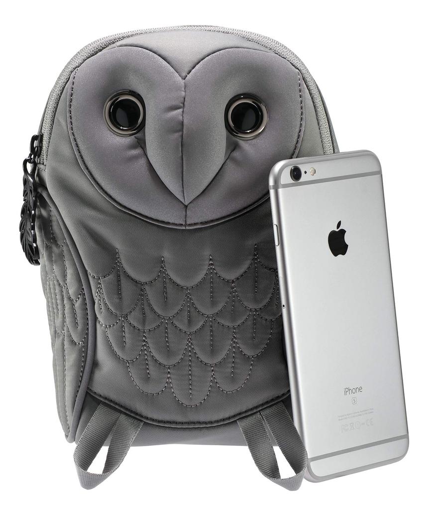 Barn Owl Pouch Glow [Morn Creations] (Gray)