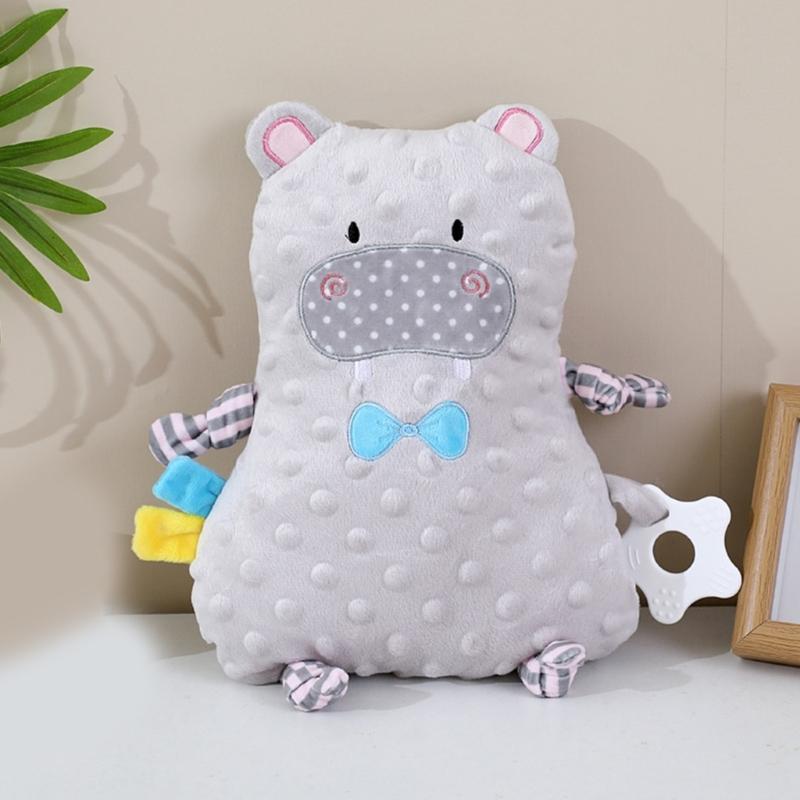 Kreskówkowa uspokajająca lalka, zabawka, poduszka dla malucha, miękkie, delikatne podparcie pluszowe do spania w pokoju dziecka