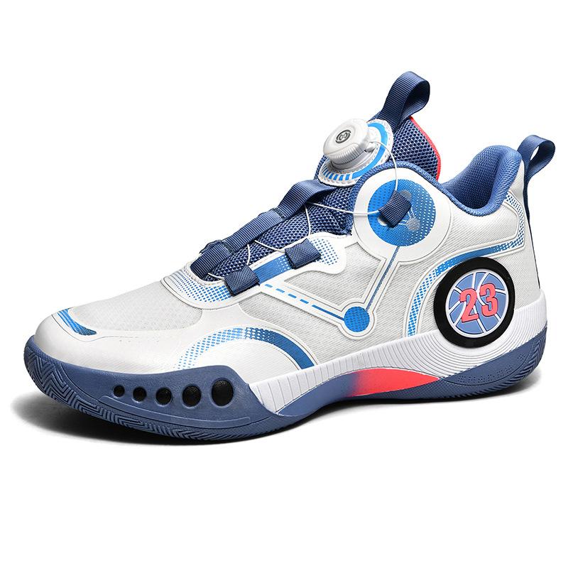 

Зимние кожаные бархатные хлопковые туфли с вращающейся пряжкой, настоящие баскетбольные кроссовки, молодежная спортивная обувь, бесплатная доставка, одноклассники 45