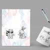 DUGUTUL Watercolor Stationary Paper, 100 Gsm Printer Paper 8.5 X 11, 12 Designs, Double-Sided, Colored Paper for Writing Letters and Invitations,