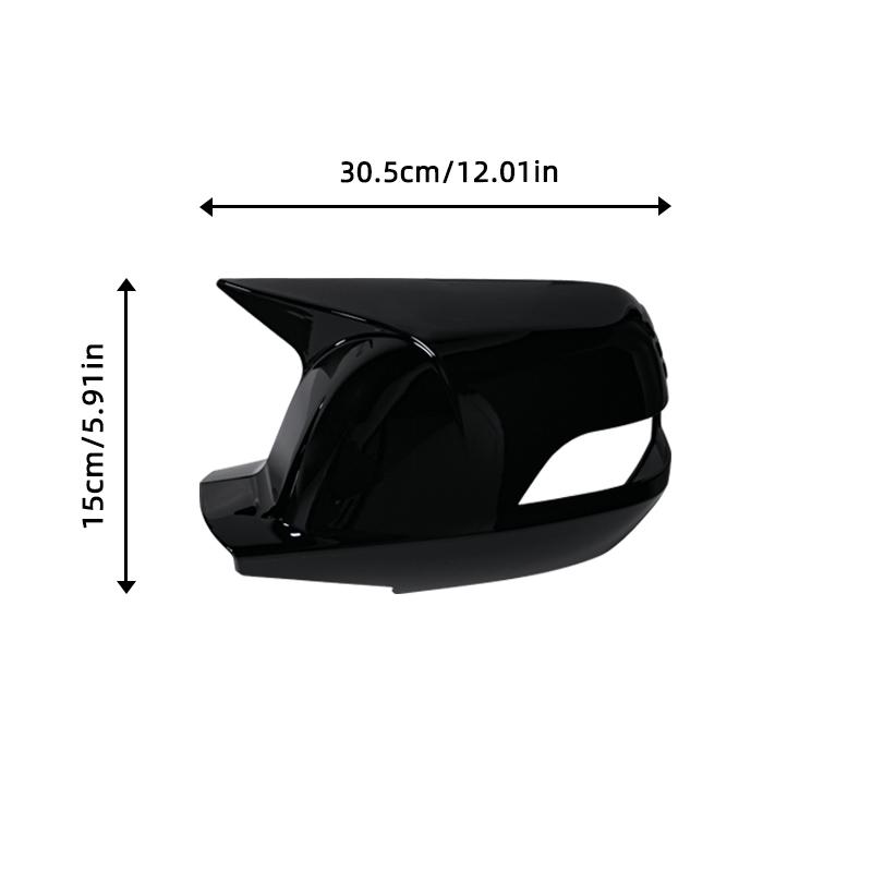 Horn Shape ABS Carbon Fiber Style Rear View Side Mirror Cover Rearview Caps For Honda CR-V CRV 2007-2011