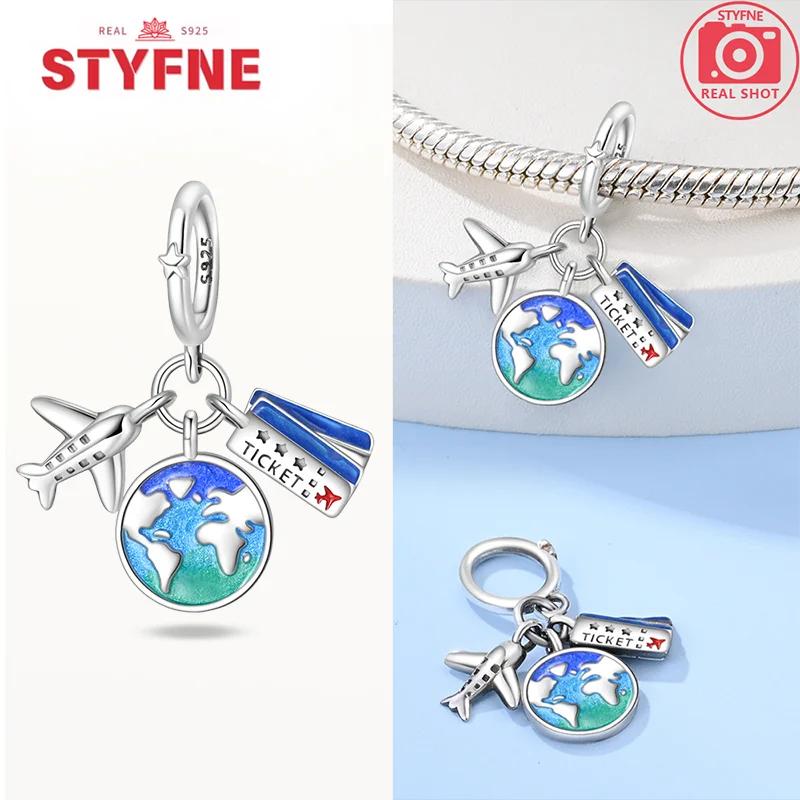 Copperluminous Beads Rabbit Astronaut Spaceship Charms Fitoriginal Bracelets Diy Fine Jewelry Gift For Women