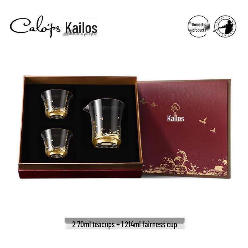 Набор для чая из хрустального стекла Kailuoshi Wave