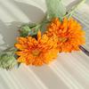 Teddy Sunflower Artificial Bouquet for Living Room, Entryway, Dining Table, Camping, and Retro Arrangements