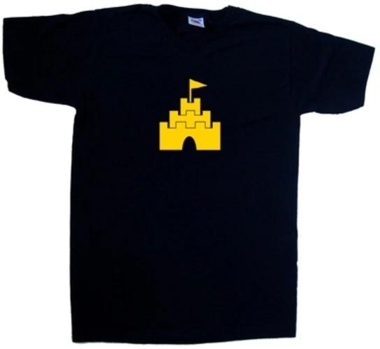 

Sandcastle V-Neck T-Shirt 3XL