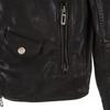 DOMENICO+SAVIO Goat Leather Double riders jacket 36 black Women Used