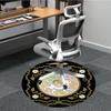 1pc Fantasy Creatures Office Round Area Rug, Indoor Mat Suitable For Office, Under Office Chairs Bedroom Living Room Home Decor, Room Deco 014