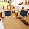 10pcs Creative Message Blackboards Wooden Small Chalk Board Mini Chalkboard Signs  Restaurant