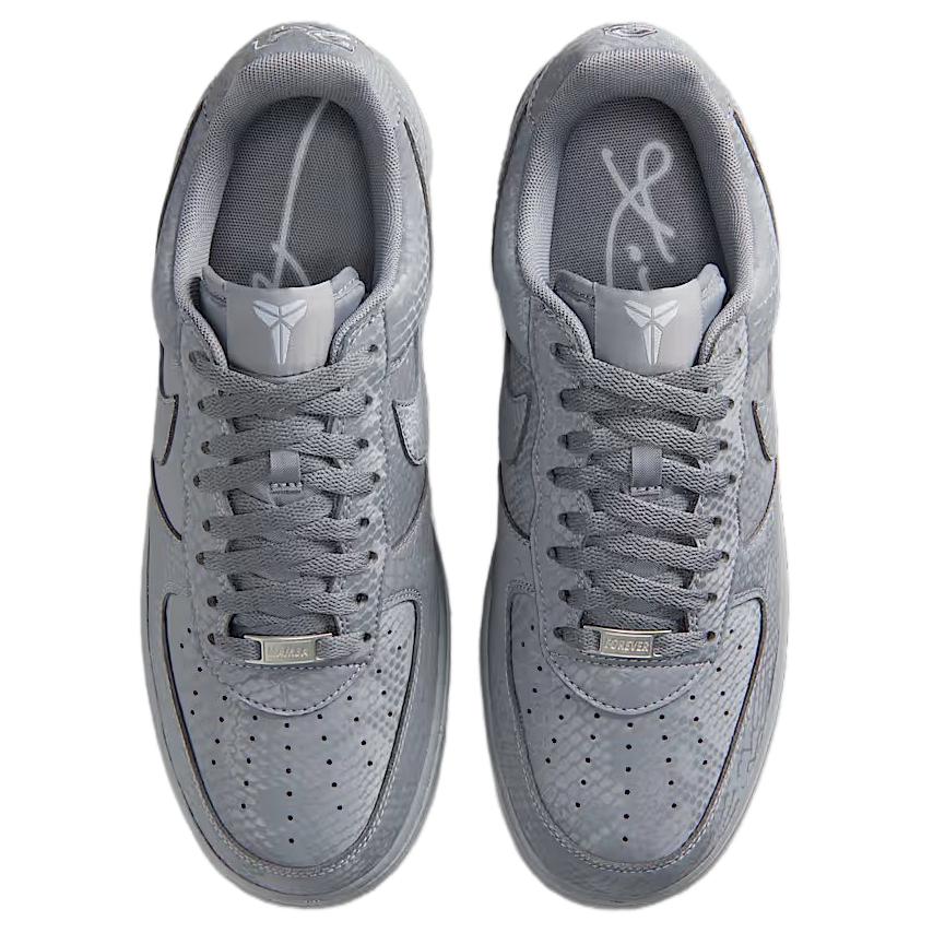 Kobe Bryant X Nike Air Force 1 Low Cool Grey Men Sneakers Wolf-Grey IB0018-004