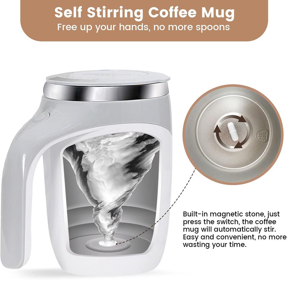 New Automatic Magnetic Rechargeable Stirring Coffee Mug Suitable for Coffee/Tea