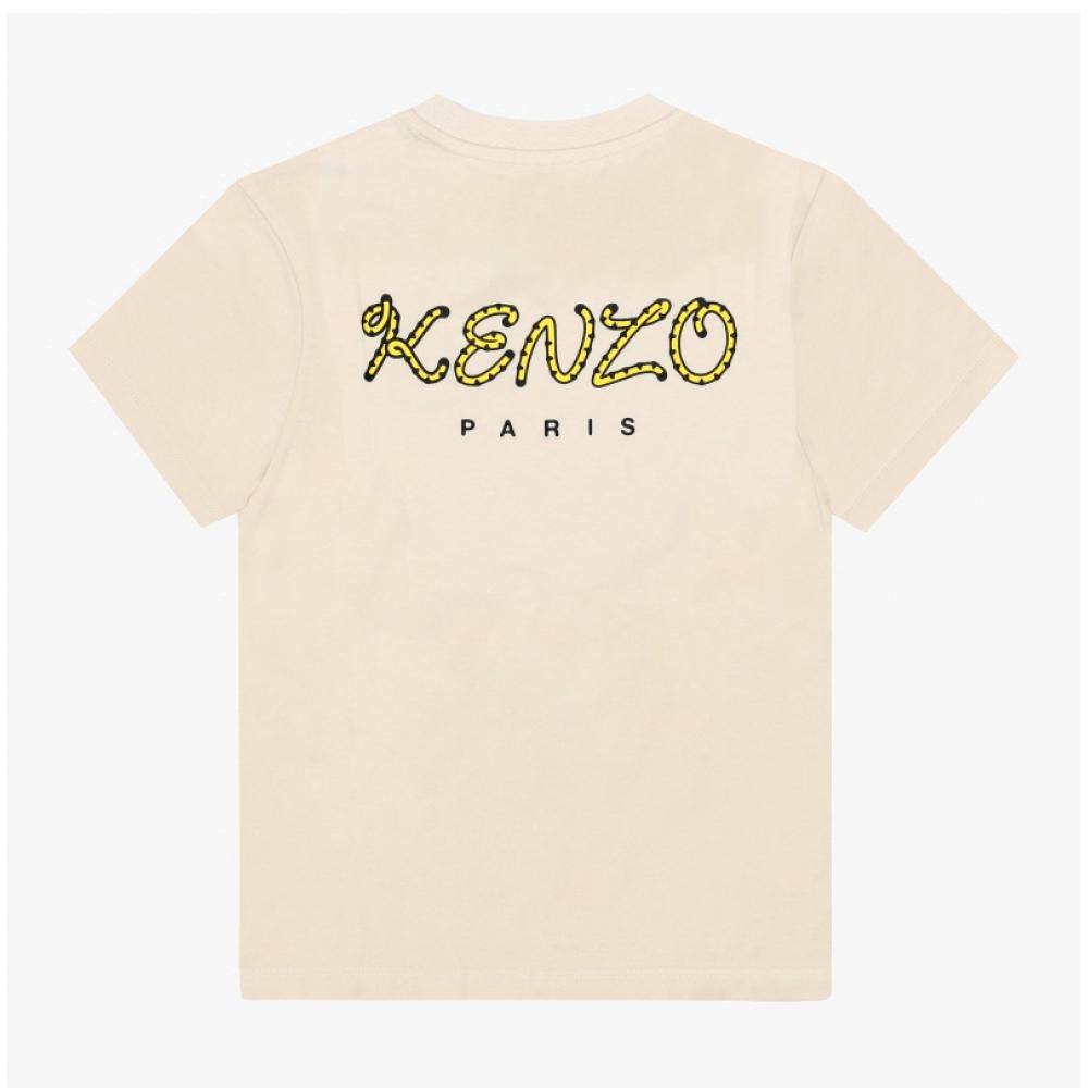 Kenzo Kotora Tiger Kids Short Sleeve Tee K61700 255
