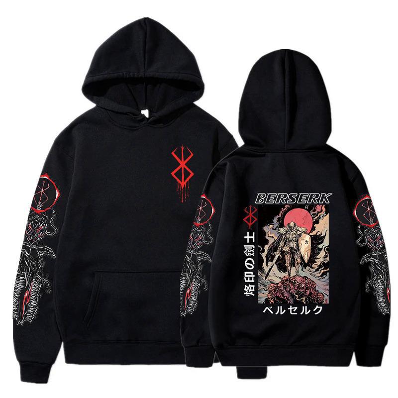 Stylish Anime Graphic Hoodies for Men Hoodies