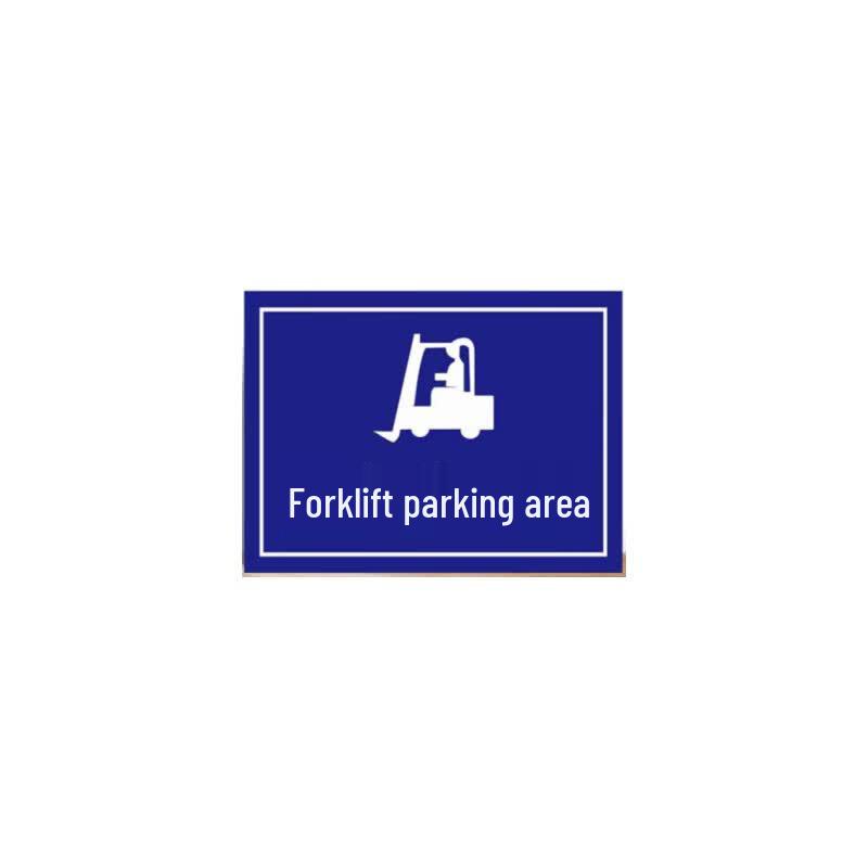 Ansell PVC Forklift Parking Area Sign