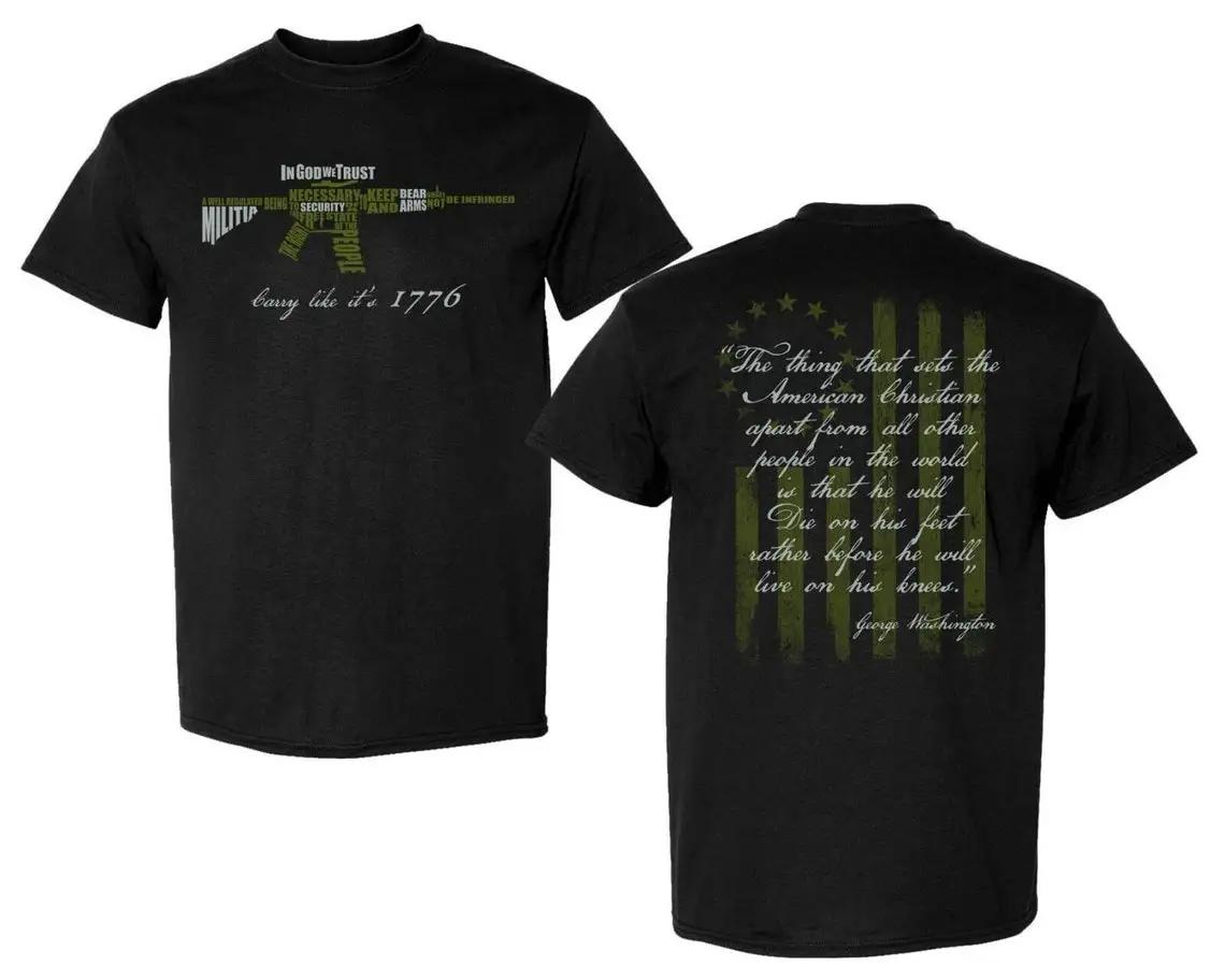 

In God We Trust 2nd Amendment T-Shirt 100% Cotton O-Neck Summer Short Sleeve Casual Mens T-shirt Size S-3XL - Men s Summer Co... S