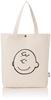 Sifre Canvas Tote A4 PN97 Charlie Brown Face Bag, Size, Snoopy, PEANUTS, Women's,