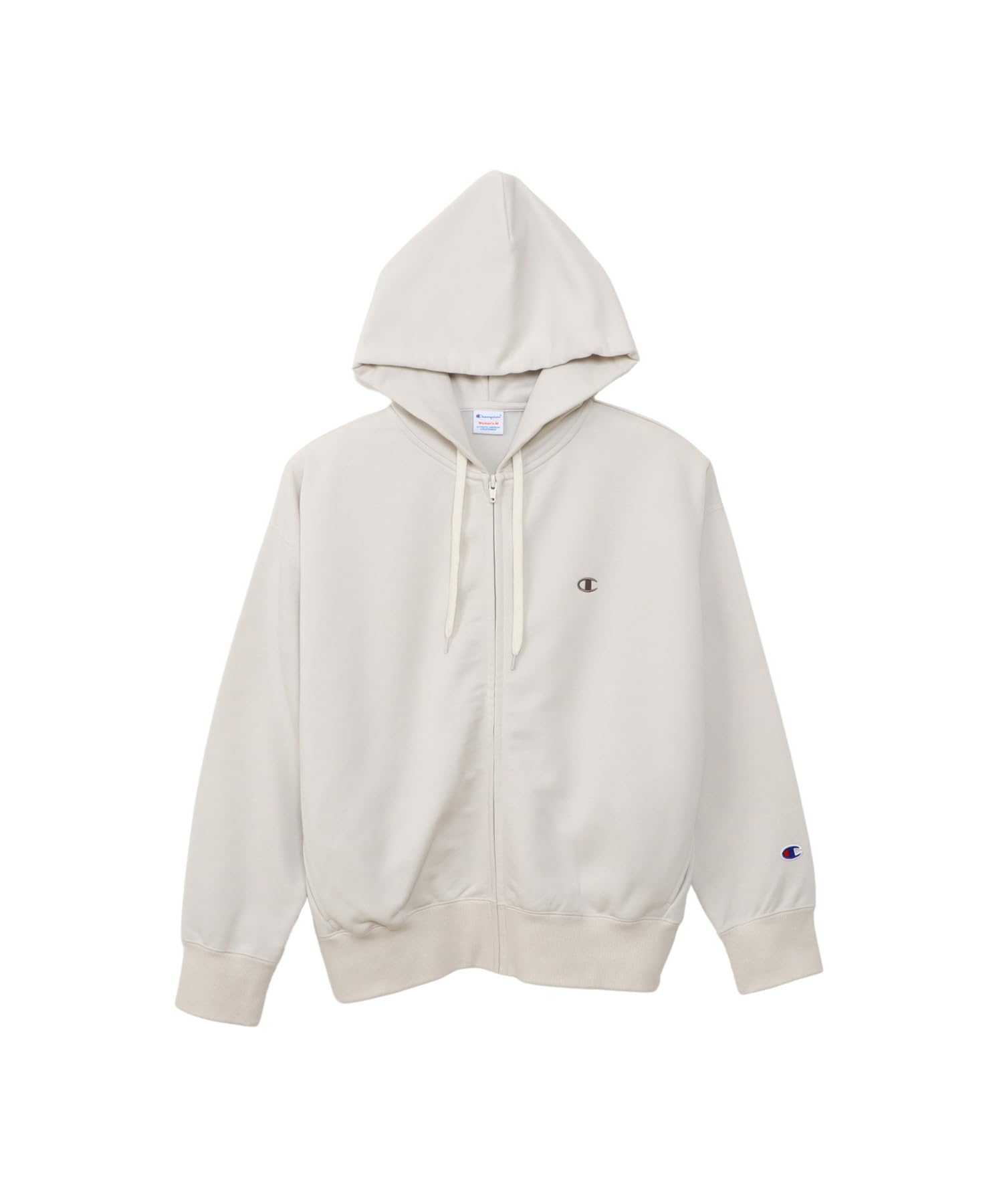 

Champion Terry Толстовка с капюшоном на молнии TECH Pale с длинным логотипом-вышивкой, Weave®, CW-BS101, Белый, Рукав, Быстросохнущий, Эластичный, Однотонный