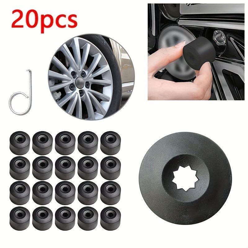 

20pcs High Quality Decorative Tyre Wheel Nut Bolt Head Cover Cap Wheel Nut Auto Hub Screw Cover Protection Dust Proof Protector