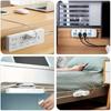 1pc Socket Holder Organizer Socket Fixer Powerful Traceless Wall-mounted Self-adhesive Cable Seamless Power Strip Hold Wire Holder Utility Hooks