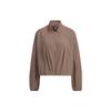 Women's Future Of Tech Shirt Jacket Brown HY2830
