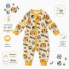 Bamboo Cotton Baby Sleeper: Split-Leg, Lightweight, Anti-Kick, All-Season Pajamas