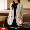 Autumn Winter Elegant Blazers Women Long Sleeve Loose Casual Suit Female Solid Color All-match Coat Jacket Top