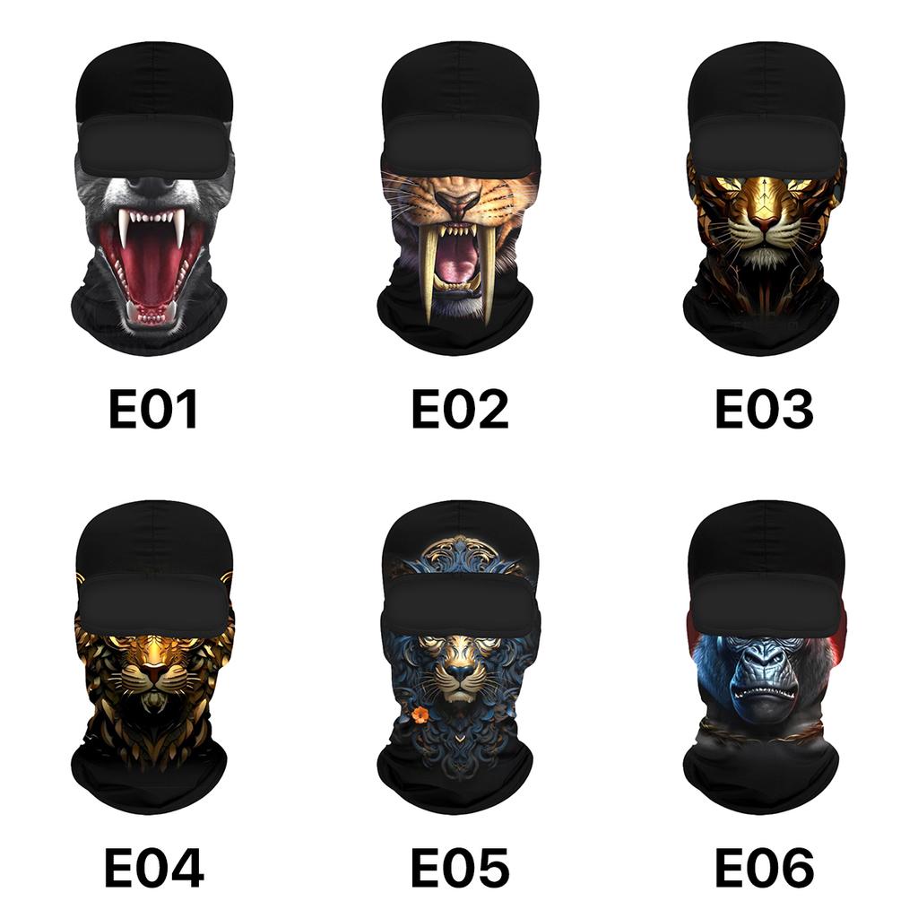 Summer Cooling Balaclava Face Hood, Quick Dry Stretch Neck Gaiter, Anti-UV Windproof Cover for Outdoor Hiking Running