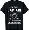 Captain Of The Boat - T Shirt