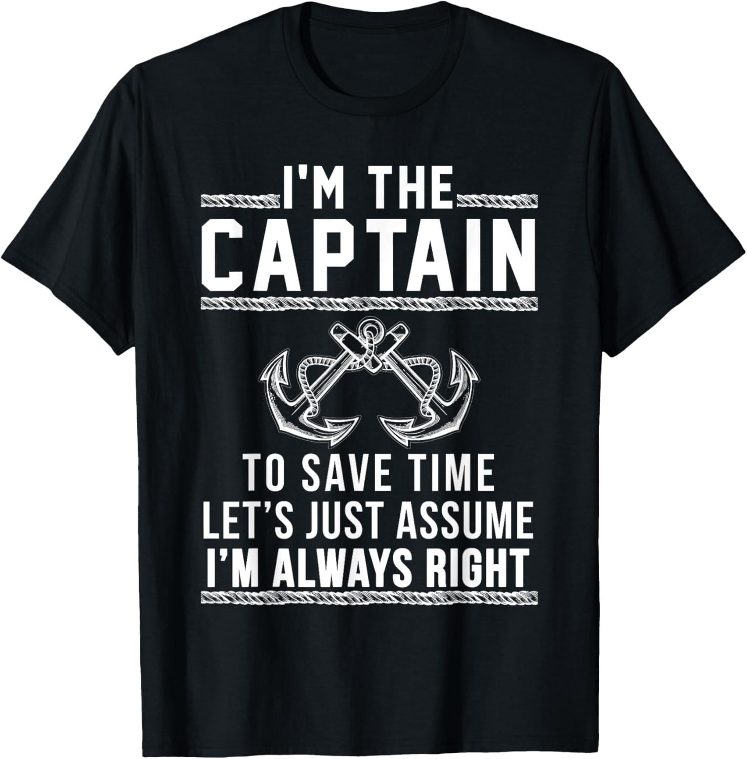 Captain Of The Boat - T Shirt S разноцветный