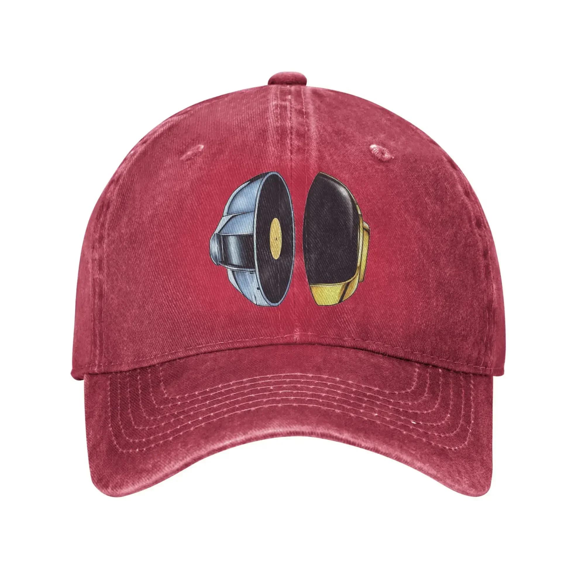 

Daft Punk Helmet Casual Baseball Cap Summer Trucker Hat Breathable Tennis Skate Hip Hop Hats Couple WoUnisex Retro Baseball Caps One Size