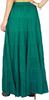 Phagun Damen Sommer Baumwolle Ziegelrot Rock Ethnisches Design Kordelzug Taille -