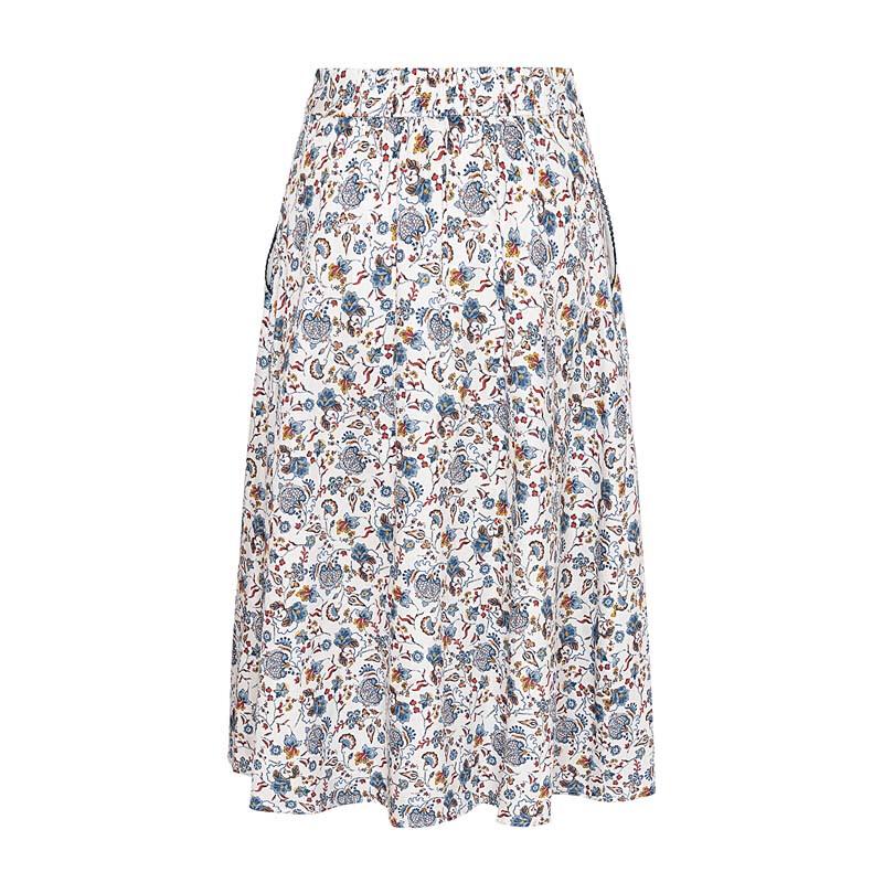 JESSIE Design Commuter Waist Printed Skirt