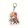 Genshin Impact 2D Keychain: Nilou, Nahida, Amber, Kaeya, Tighnari, Kazuha Pendant