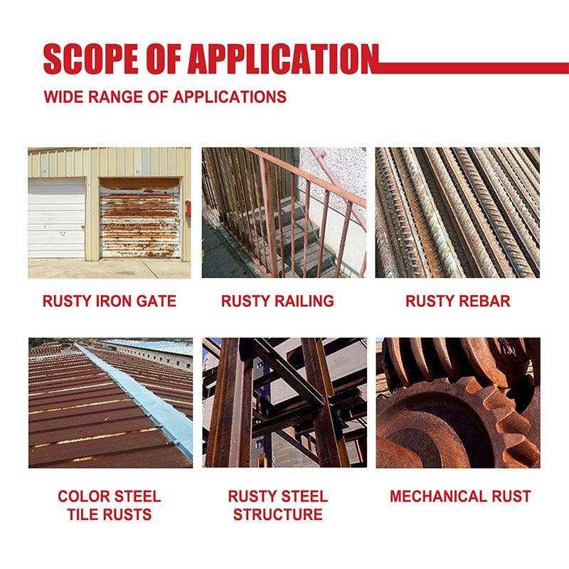 Multi Purpose Anti Rust Primer Rust Remover Automotive Rust Conversion Agent Iron Metal Surface Clean Protect Rust Removal Paint
