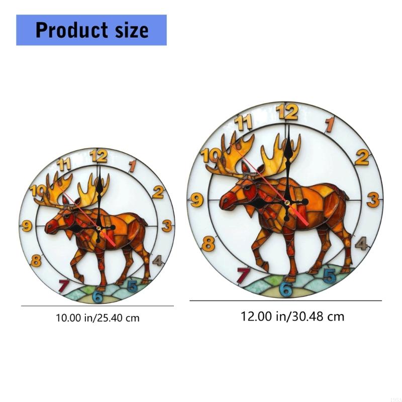 Modern Decorative Wall Analog Clock With Quiet Mechanism Customizable Acrylic Panel For Home Office Interior Styling