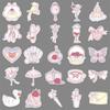 50 Ballet Style Graffiti Stickers Cartoon Cute Little Fresh Hand-painted Decorative Mobile Phone Case Handbook Stickers