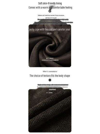 Men's Thick Velvet Sweater, Korean Style Round Neck – Warm Autumn/Winter Hoodie for Teens & University Students