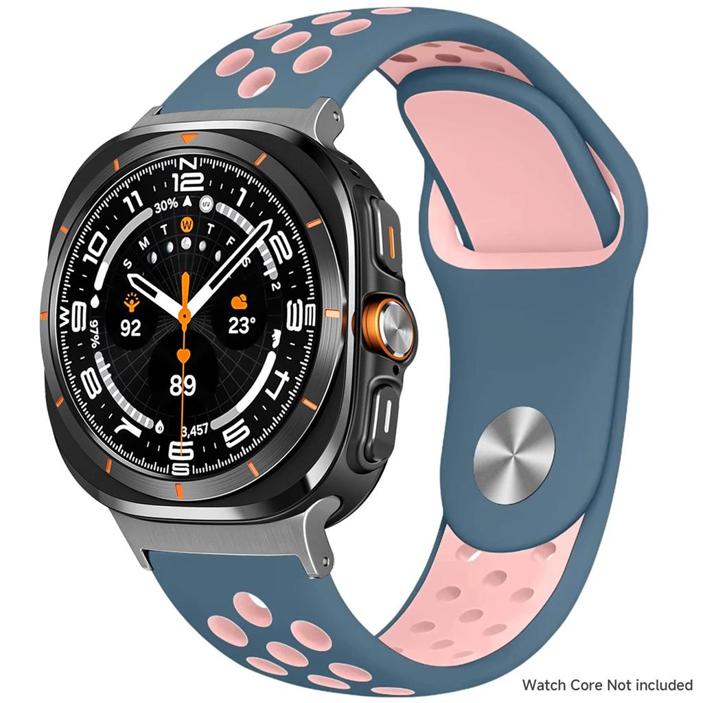 Silicone Strap For Samsung Galaxy Watch 8 40mm 44mm 8 Classic 46mm Sports Breathable Bracelet For Galaxy Ultra 2025 47MM Band