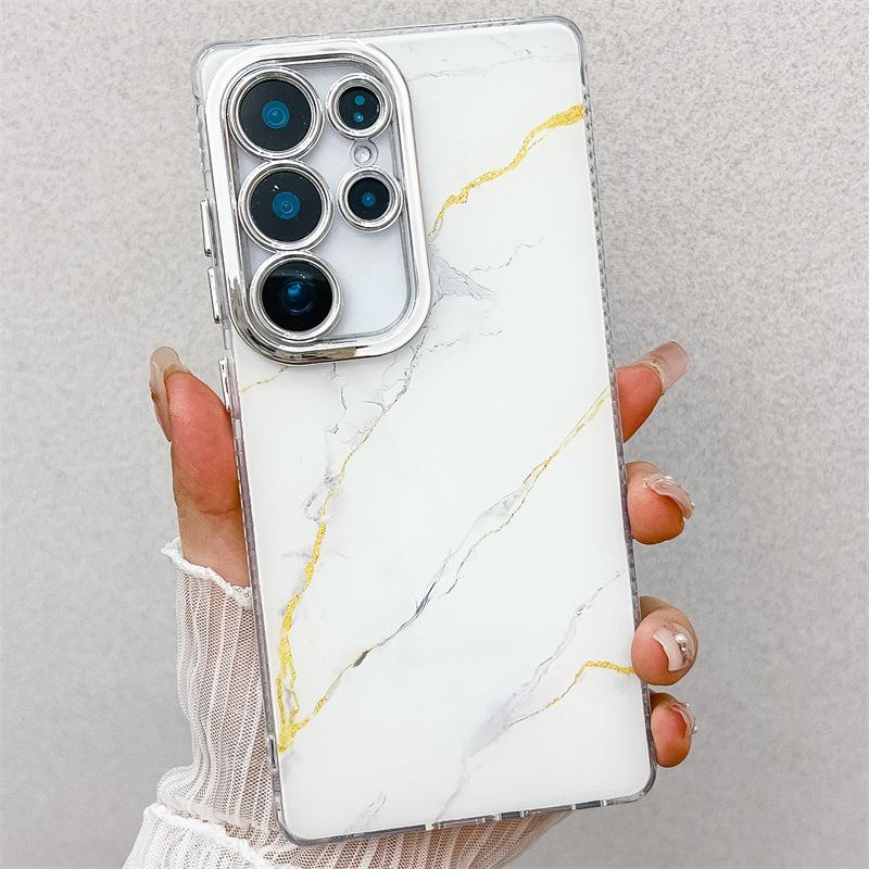 Creative Marble Double-sided Imd Hard Case S11Ultra Fine Hole Mobile Phone Case S11FE/A11A11A11A11